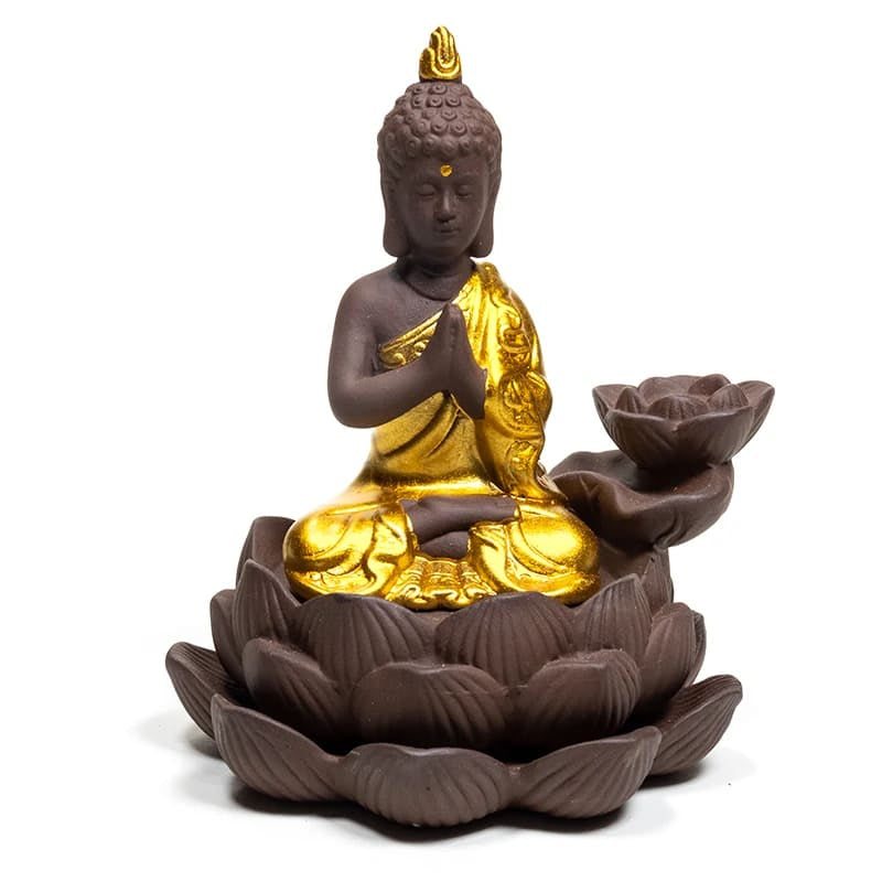 Brûleur d’encens à refoulement Bouddha